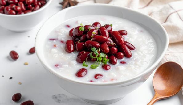 小豆がゆの写真