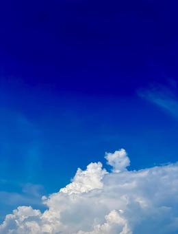 青の陣地 青空,青,空の写真素材