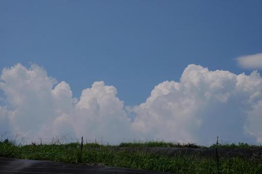 綺麗な入道雲 綺麗な入道雲の写真