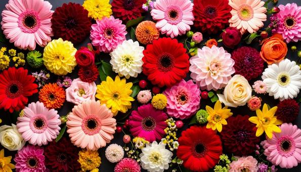 11月誕生花 ガーベラ、シクラメン 11月誕生花 ガーベラ、シクラメンの写真