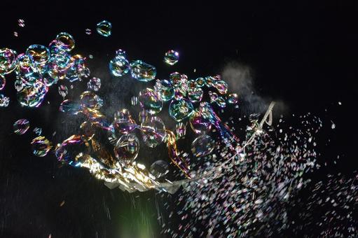 シャボン玉の写真