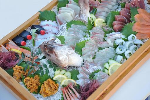 新鮮な刺身の盛り合わせ 刺身,和食,料理の写真素材