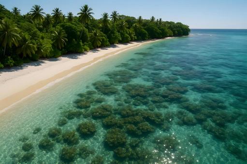 透明な熱帯ビーチ 透明な熱帯ビーチの写真