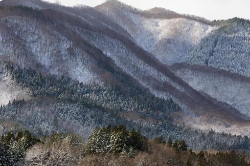秋保の冬景色(136) 冬,雪,寒さの写真素材
