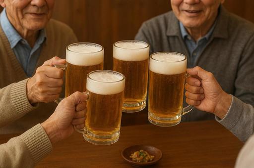 ビールで ビールでの写真