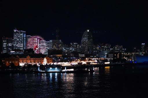 クリスマスイルミネーション クリスマス,冬,夜景の写真素材