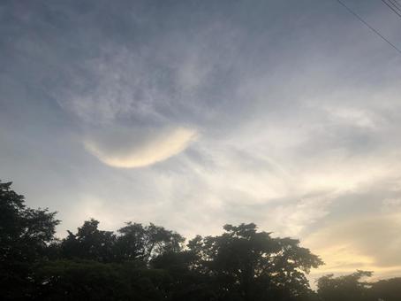 Photo, sky, cloud, wood, 