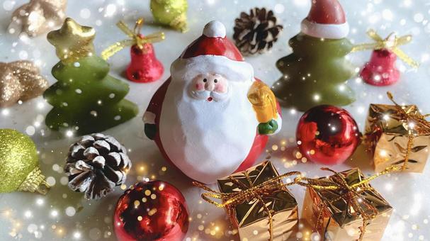 ホワイトクリスマス クリスマス,サンタクロース,冬の写真素材