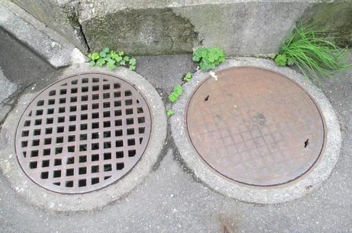 マンホールの写真