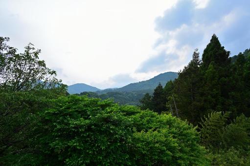 夏の山にかかる雲 夏の山にかかる雲 自然,風景,山の写真素材