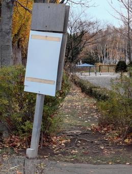 公園内の入り口景色① 自然,風景,景色の写真素材