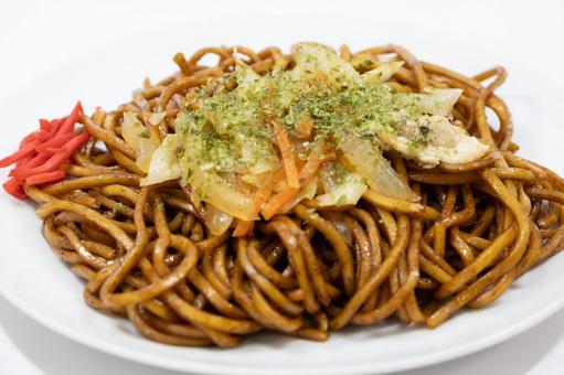 焼きそば 焼きそば 焼きそば,ソース焼きそば,麺類の写真素材