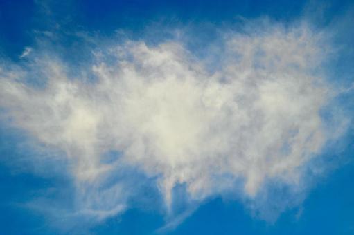 青い空と白い雲 青い空と白い雲の写真