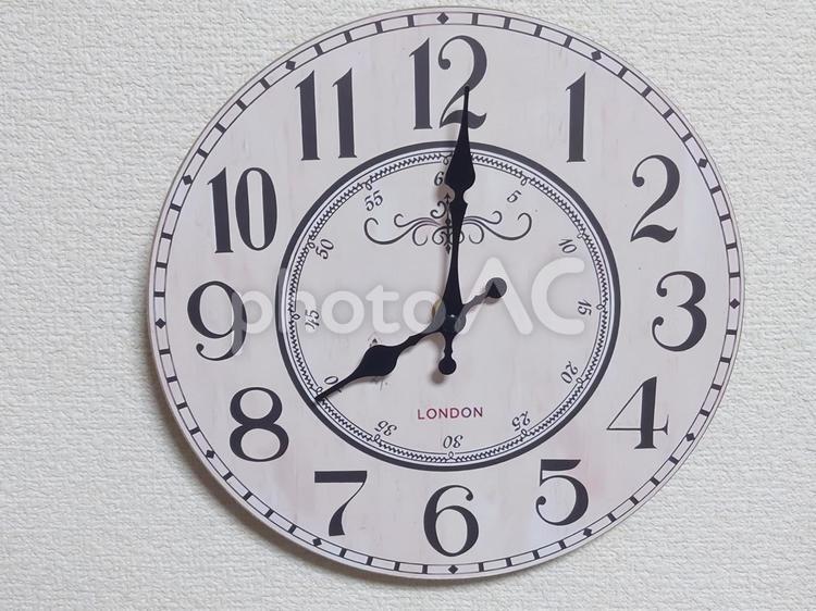 アンティーク時計 時計,クロック,秒針の写真素材