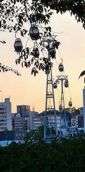 夕暮れのキャビン、横浜桜木町 夕暮れのキャビン、横浜桜木町の写真