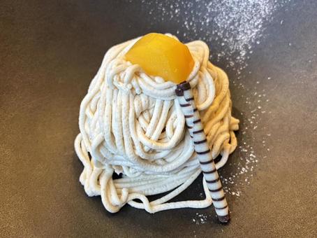 モンブラン＠デザート07 モンブラン,デザート,ケーキの写真素材