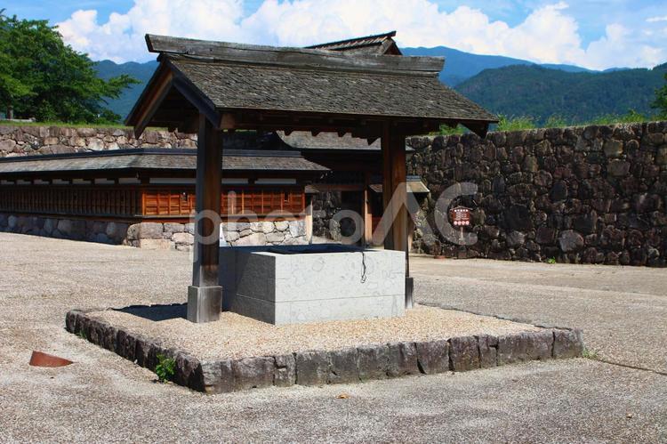 松代城の井戸 松代,松代城,長野市の写真素材