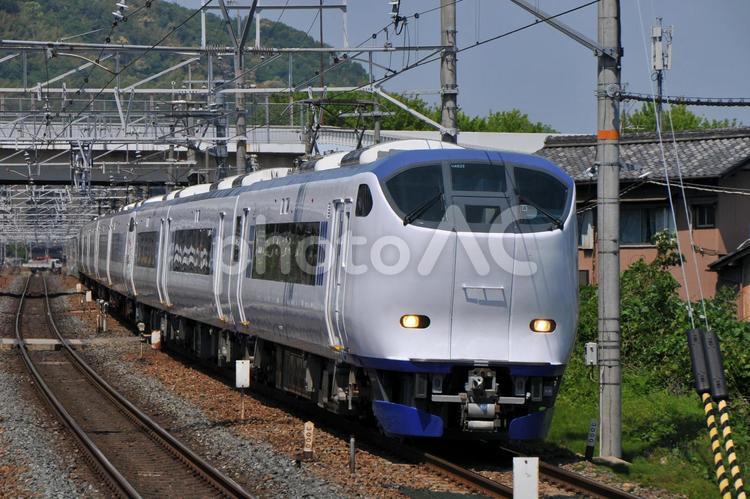 281系　特急はるか　関西空港 電車,線路,鉄道の写真素材