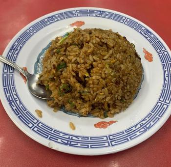 焼飯 焼飯 炒飯,焼きめし,黒チャーハンの写真素材