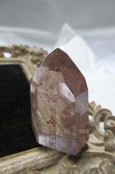 レッドルチルクオーツ レッドルチルクオーツ,針水晶,天然石の写真素材