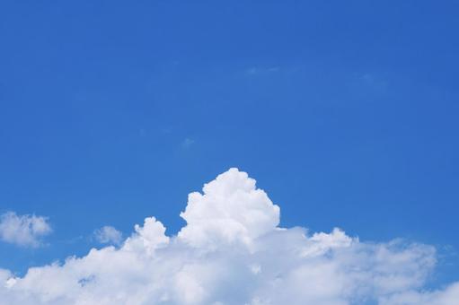 夏の青空 夏の青空の写真