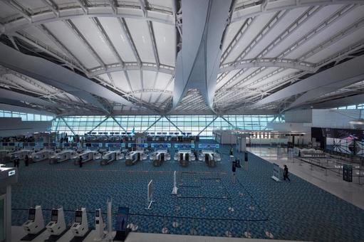 羽田空港第2ターミナル国際線出発ロビー 羽田空港第2ターミナル国際線出発ロビー 羽田空港,第2ターミナル,国際線の写真素材