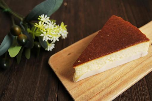 チーズケーキの一切れ チーズケーキの一切れ チーズケーキ,ケーキ,スイーツの写真素材
