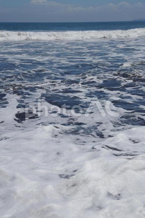 海の波の泡 海,波,泡の写真素材