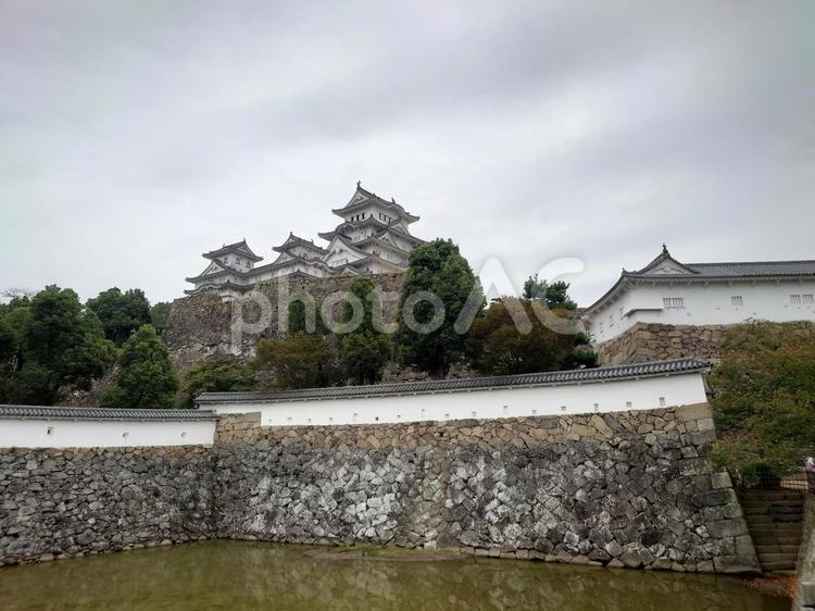 旅　兵庫県　姫路城　初秋 旅,兵庫県,姫路城の写真素材