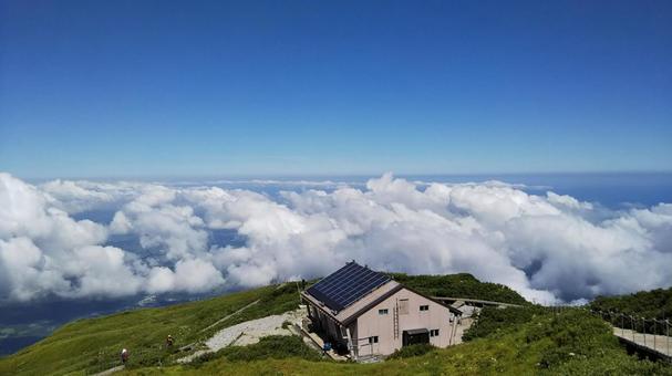 大山山頂 大山山頂 大山,大山弥山,弥山の写真素材