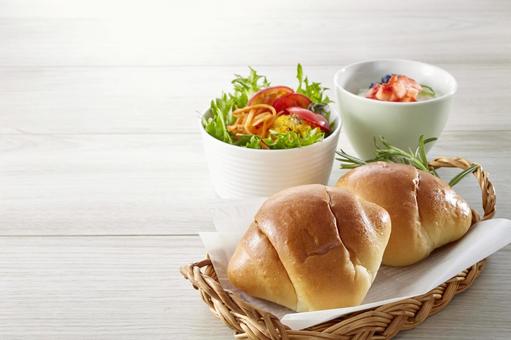 朝食イメージ 朝食イメージ 朝食,バターロール,料理の写真素材