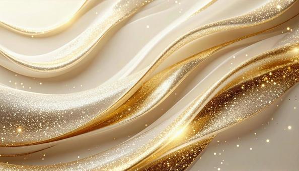 金色と白の高級感のあるキラキラ背景の写真