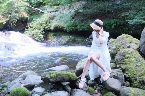 森林浴 森林浴,森,ネイチャーの写真素材