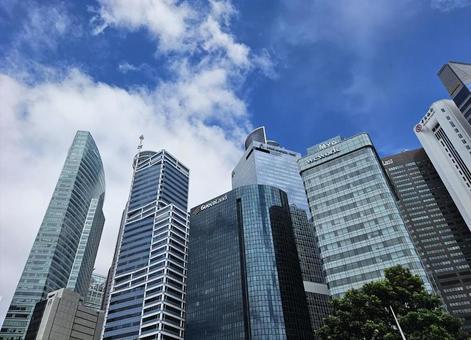 シンガポール 金融街 シンガポール 金融街 シンガポール,金融街,都市風景の写真素材