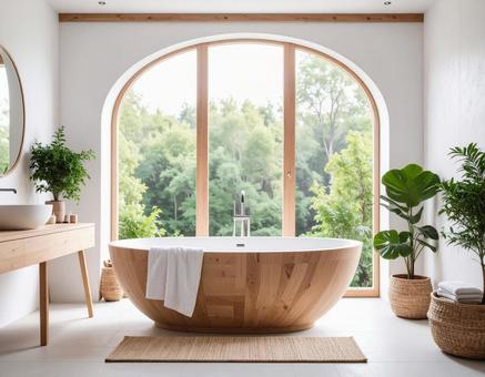 美しいバスルーム 美しいバスルームの写真