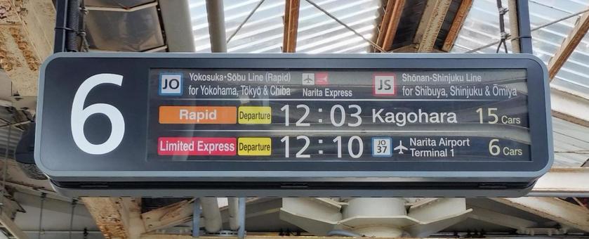 Photo, shonan shinjuku line, rare, via shinjuku, 