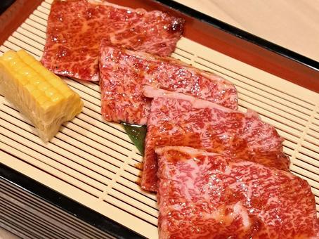 上カルビ 上カルビ 焼肉,焼き肉,肉の写真素材