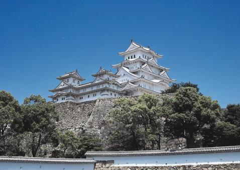 姫路城の素材イメージ 大 姫路城の素材イメージ 大 姫路城,旅行,建物の写真素材