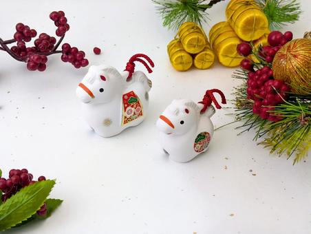 お正月(年賀状&年末年始)25 お正月(年賀状&年末年始)25 冬,年賀状,干支の写真素材