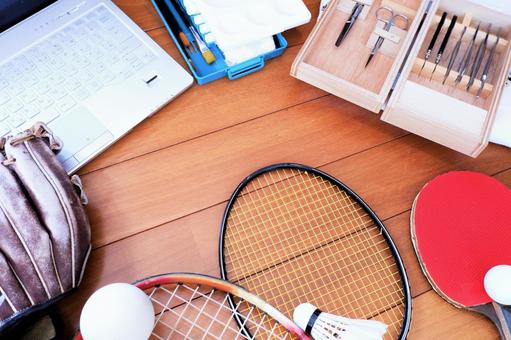 Choosing club activities, JPG Choosing club activities, club activities, movement, badminton, JPG