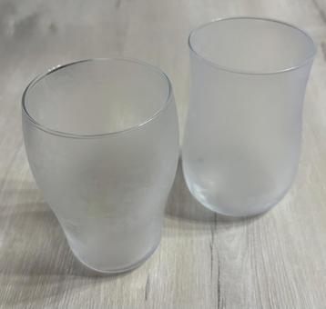 冷えたグラス2個 グラス,冷やした,冷えたの写真素材