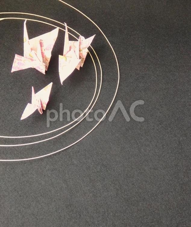 お祝いの心を伝える　シックで上質な背景 お正月,背景,正月飾りの写真素材