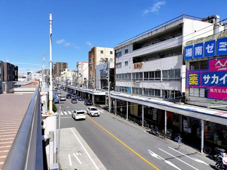 Photo, 追浜駅, shopping street, natsushima shell mound street, 