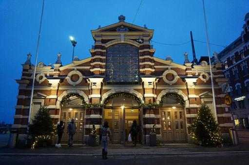 クリスマスのフィンランドの街並み フィンランド,ヘンルシンキ,クリスマスの写真素材