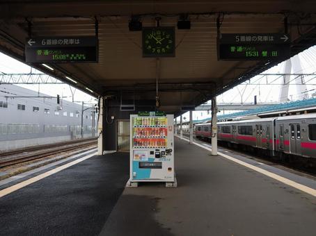 JR津軽線 青森駅 jr津軽線,青森駅,ホームの写真素材