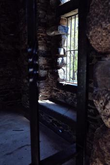 アメリカの石造りの牢獄 アメリカ,教会,海外の写真素材