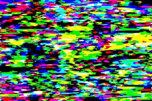 複雑なグリッチノイズ背景の写真