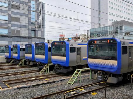JR総武快速線、E235系1000番台 jr,jr東日本,横須賀線の写真素材