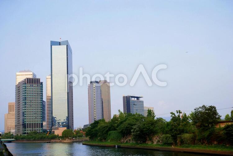 大阪ビジネスパーク2 大阪ビジネスパーク,大阪城公園,ビル群の写真素材