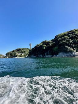 海と空と江ノ島 海と空と江ノ島の写真